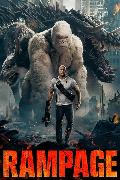 Download Rampage (2018) BluRay [Hindi + Tamil + Telugu + English] ESub 480p 720p 1080p